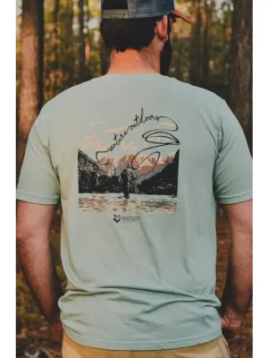 Venture Men's Fly Fishing Tee (Mint)